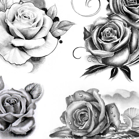 Roses Tattoo Design | Floral thigh tattoos, Flower tattoo drawings, Rose  drawing tattoo